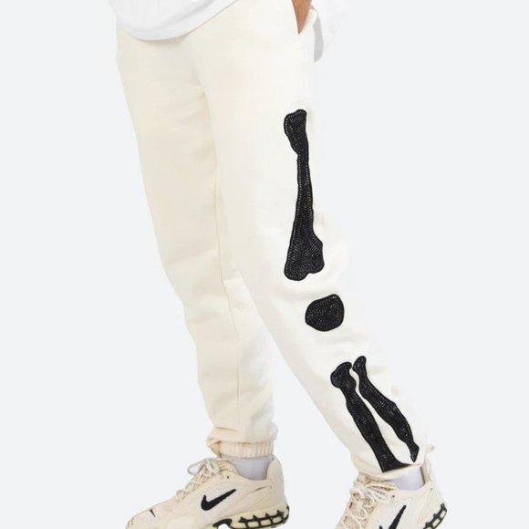MNML Pants Mnml Off White Sweatpants Skeleton All Sizes New Sweats